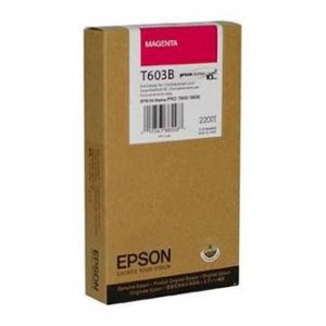 Epson oryginalny Wkład atramentowy / tusz C13T603B00. magenta. 220ml. Epson Stylus Pro 7800. 9800 C13T603B00
