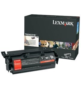 Lexmark oryginalny toner T654X21E. black. 36000s. extra duża pojemność. Lexmark T654 T654X21E
