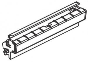 Części / ZEBRA / KIT, FRONT  BEZEL,DISPENSER,GK888t/GC420t  P1031815-013