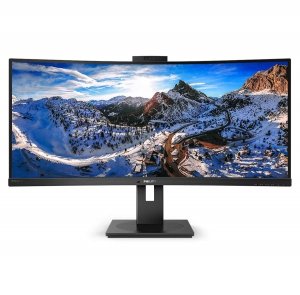 Monitor 346P1CRH 34 cale VA Curved HDMI DP USB-C Kamera