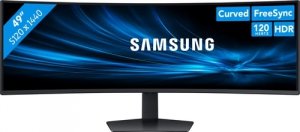 Monitor 49 cali ViewFinity S9 VA 5120x1440 DQHD 32:9 2xHDMI 1xUSB-C (90W) 1xDP 3xUSB 3.0 LAN (RJ45) 4ms HAS Głośniki zakrzywiony 3Yon-site