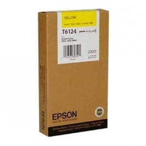 Epson oryginalny Wkład atramentowy / tusz C13T612400. yellow. 220ml. Epson Stylus Pro 7400. 7450. 9400. 9450 C13T612400