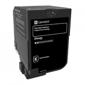 Toner Lexmark 74C2HK0, black, 20000s, high capacity, Lexmark CS 720, 725, CX 725 74C2HK0