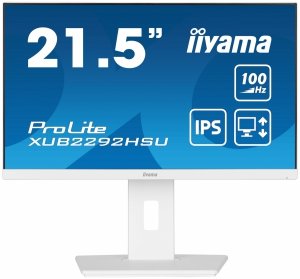 Monitor 21.5 cala ProLite XUB2292HSU-W6 IPS,100Hz,FreeSync,PIVOT,0.4ms,HDMI,  DP,4xUSB(3.2),2x2W,HAS(150mm), biały