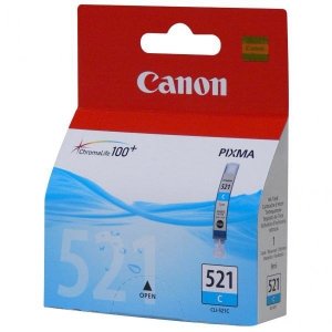 Tusz Canon CLI521C. cyan. 505s. 9ml. 2934B009. 2934B005. blistr z ochroną. Canon iP3600. iP4600. MP620. MP630. MP980 2934B009