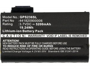 Części / CoreParts / zamiennik / Battery for AdirPro & Getac  Scanner 19.2Wh Li-ion 3.7V  5200mAh Black, PS236B, PS236, PS336, Sokkia
