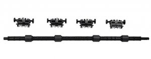 Części / HP / Fuser Roller JC91-01070A, Roller,  Laser/LED printer, Samsung, ML-2160, 2165, 2167, 2168, SCX-3400, Black