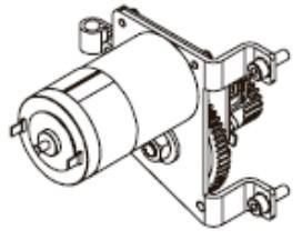 Części / ZEBRA / Kit Ribbon Take-Up DC Motor RH G57467M 