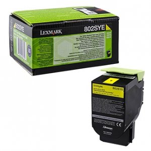 Toner Lexmark 802SYE Projekt-Toner Gelb 2000ppm 80C2SYE