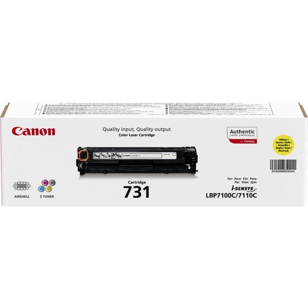 Toner Canon CRG731. yellow. 1500s. 6269B002. Canon LBP-7100Cn. 7110Cw. MF 8280Cw 6269B002