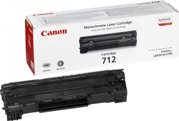 Toner Canon CRG712. black. 1500s. 1870B002. Canon LBP-3100 1870B002