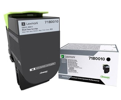 Toner Lexmark 71B0010, black, 3000s 71B0010
