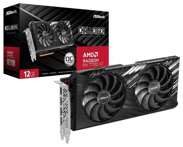 EOL - wycofany z oferty - Karta graficzna Radeon RX 7700 XT CHALLENGER OC 12G GDDR6 192bit