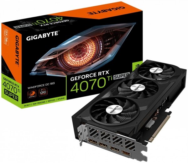 EOL - wycofany z oferty - Karta graficzna RTX 4070 Ti SUPER WINDFORCE OC 16G GDDR6X 256bit