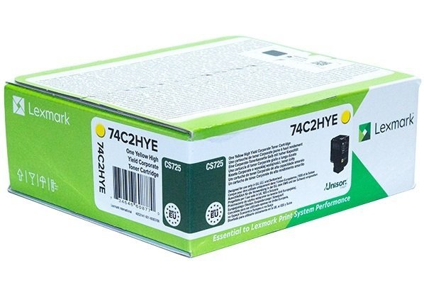 Toner CS725 żółty 12K 74C2HYE 74C2HYE