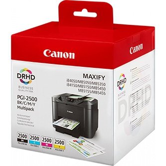 Canon oryginalny tusz / tusz PGI-2500, 9290B004, CMYK, blistr, 1295s, Multi pack
