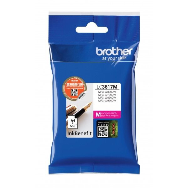 Tusz Brother LC-3617M, magenta, 550s, Brother MFCJ2330, 3530, 3930