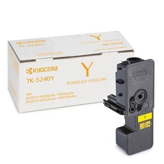Toner Kyocera-Mita TK-5240Y, yellow, 3000s, 1T02R7ANL0, Kyocera M5526cdn, M5526cdw, P5026cdn,P5026cdw 1T02R7ANL0