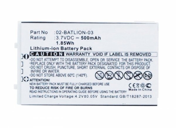 Części / CoreParts / zamiennik / Battery for Opticon Scanner 1.8Wh Li-ion 3.7V 500mAh White Grey, OPL-7724, OPL-7734, OPL-9700, OPL-9712, OPL-9713, OPL-9723, OPL-9724