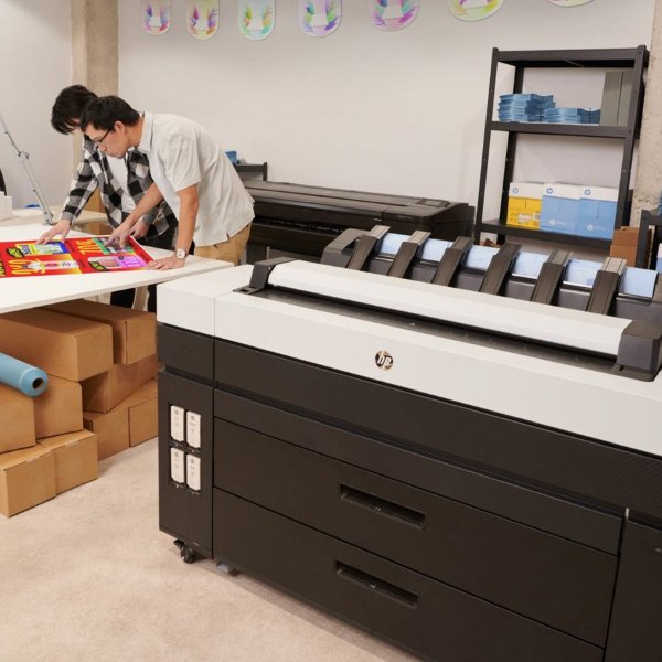 HP Designjet XL 3800 MFP 36 cali - produkcyjny ploter ze skanerem A0 - [7QR88A]