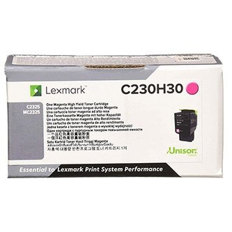 Toner Lexmark C230H30, magenta, 2300s, high capacity, Lexmark C2325dw,MC2325adw
