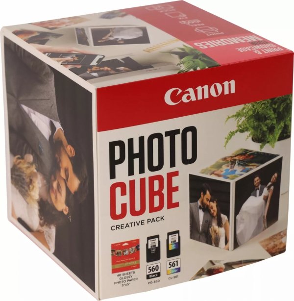 Tusz Canon PG-560/CL-561 PHOTO CUBE Creative Pack White PINK NON-B, LISTERED PRODUCTS WITH SECURITY