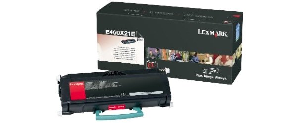 Toner Lexmark E460X21E. black. 15000s. extra duża pojemnośÄ‡. Lexmark E460 E460X21E