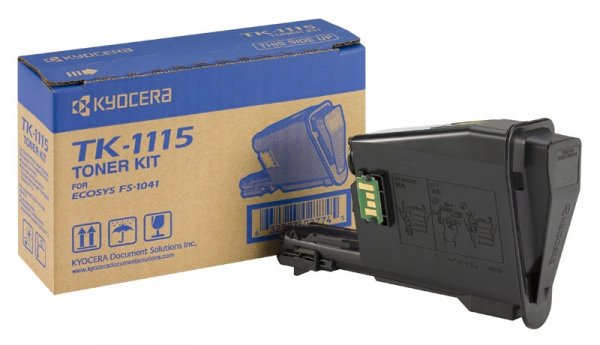 Toner Kyocera-Mita TK1115, black, 1600s, 1T02M50NL0, Kyocera FS-1041,FS-1220MFP,FS-1320MFP 1T02M50NL0