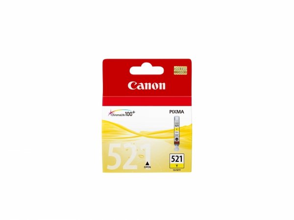 Tusz Canon CLI521Y. yellow. 505s. 9ml. 2936B001. Canon iP3600. iP4600. MP620. MP630. MP980 2936B001