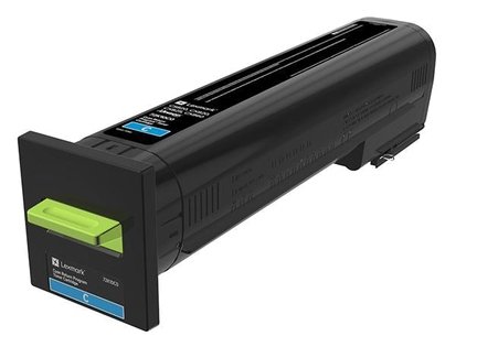 Toner Lexmark 72K20C0, cyan, 8000s, extra duża pojemnośÄ‡, return, Lexmark CS820de,CS820dte,CS820dtfe,CX820de,CX820dtfe,