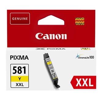 Canon oryginalny tusz CLI-581Y XXL, yellow, 11.7ml, 1997C001, very high capacity, Canon PIXMA TR7550, TR8550, TS6150, TS8150