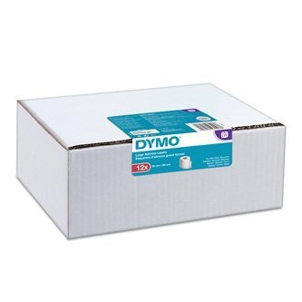 Dymo etykiety papierowe 89mm x 36mm, białe, duże, 12 x 260 szt., 2093093 2093093