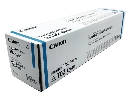 Toner Canon T02, cyan, 43000s, 8530B001, Canon imagePRESS C8000VP, C10000VP, O