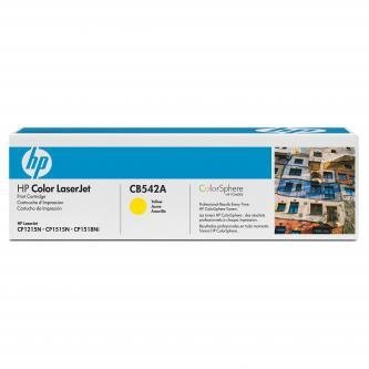 HP oryginalny toner CB542A. yellow. 1400s. 125A. HP Color LaserJet CP1215. 1515. 1518 CB542A