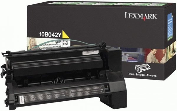 Toner Lexmark 10B042Y. yellow. 15000s. return. Lexmark C750 10B042Y