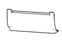 Części / ZEBRA / Kit, Bezel, Front, Standard,  ZD420C, ZD420T, ZD620T  P1080383-019, Bezel, 1 pc(s)