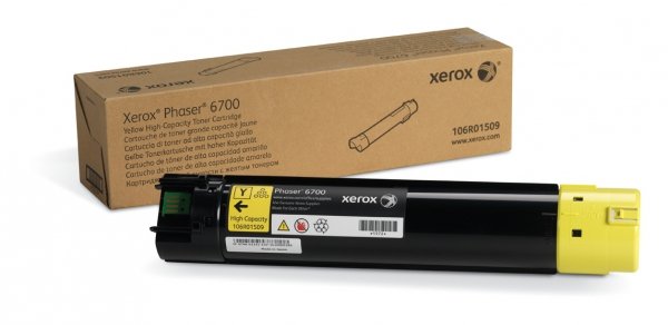 Toner Xerox 106R01509, yellow, 12000s, Xerox Phaser 6700, O
