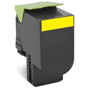 Toner Lexmark 80C2XY0. yellow. 4000s. return. extra duża pojemnośÄ‡. Lexmark CX510de. CX510dhe. CX510dthe 80C2XY0
