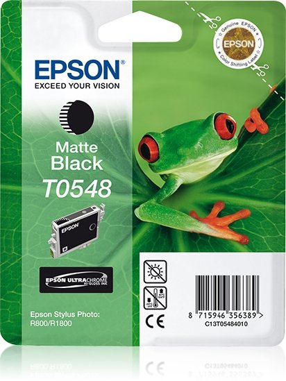 Tusz EPSON C13T054840. matte black. 550s. 13ml. Epson Stylus Photo R800. R1800 C13T05484010