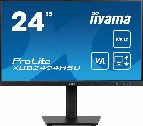 Monitor 23.8 cala XUB2494HSU-B6 VA,FHD,HDMI,DP,100Hz,2xUSB,HAS(150mm)