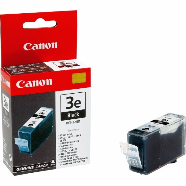 Tusz Canon BCI3eBK. black. 500s. 4479A002. Canon BJ-C6000. 6100. S400. 450. C100. MP700 4479A002