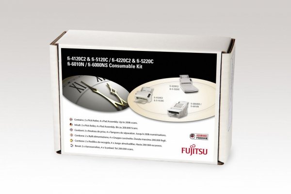 Części Fujitsu / Consumable Kit CON-3289-003A, Consumable  kit, Multicolour Includes 2x Pick Rollers and 4x Separation Pads. Estimated 