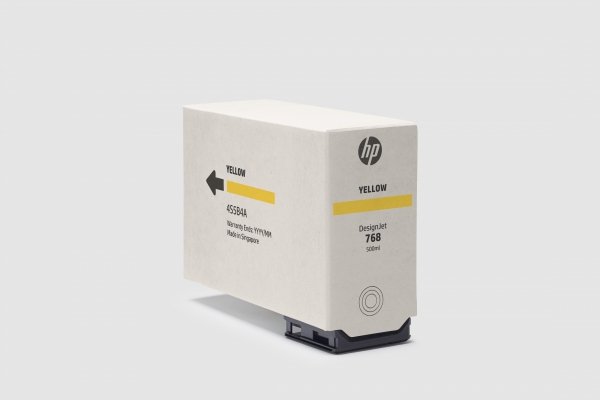 Tusz HP do plotera pigmentowy YELLOW, 768, 500ml (pasuje do Designjet XL 3800) 4S5B4A