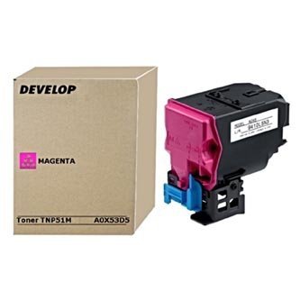 Toner Develop A0X53D5. magenta. 5000s. TNP51M. Develop Ineo +3110 A0X53D5