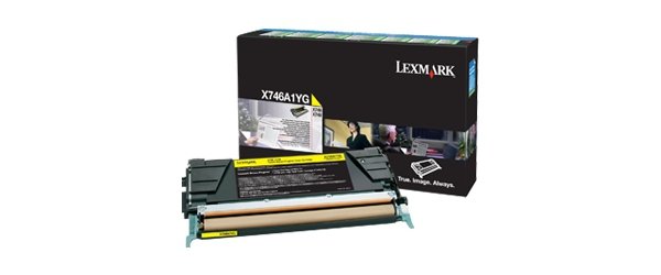 Toner Lexmark X746A1YG. yellow. 7000s. return. Lexmark X746DE. X748DE. X748DTE X746A1YG