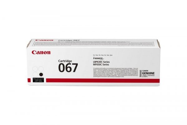 Canon oryginalny toner 067 BK, black, 1350s, 5102C002, Canon LBP631Cdw, LBP633Cdw, MF651Cw, MF655Cdw, MF657Cdw, O