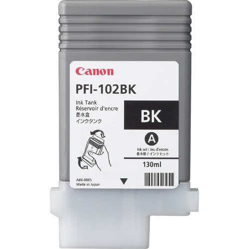 Tusz Canon PFI102B. black. 130ml. 0895B001. ploter iPF-500. 600. 700 0895B001