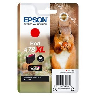Tusz EPSON  C13T04F54010, 478XL, red, 10.2ml, Epson XP-15000 C13T04F54010