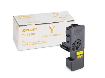 Toner Kyocera-Mita TK-5220Y, yellow, 1200s, 1T02R9ANL1, Kyocera 5521, 5521cdn, 5521cdw 1T02R9ANL1