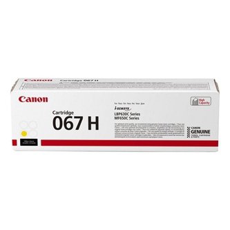 Toner Canon 067 H Y, yellow, 2350s, 5103C002, high capacity, Canon LBP631Cdw, LBP633Cdw, MF651Cw, MF655Cdw, MF657Cdw, O